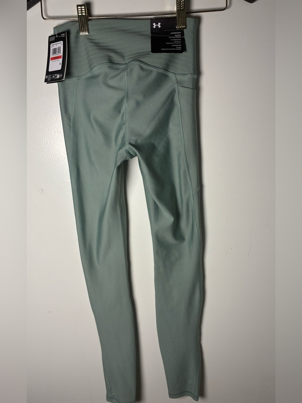 Under Armour Sage Green High-Rise Performance Leggings XS - Picture 6 of 8